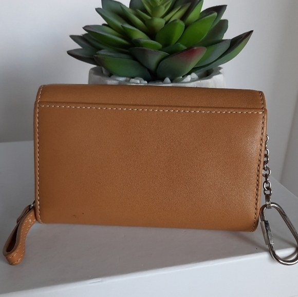 Coach Leatherware 1941 Folding Wallet Small Brown Camel - Picture 3 of 11